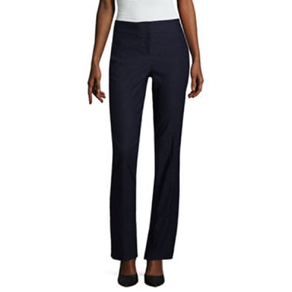Classic Navy Straight Leg Women's Pants